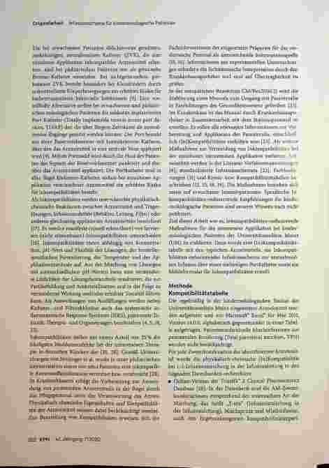 Vorschauseite 2: Entwicklung eines Inkompatibilitäten-reduzierenden Infusionsschemas im Infusionssystem für kinderonkologische Patienten.