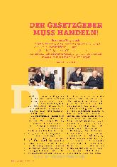Vorschauseite 1: Der Gesetzgeber muss handeln!
