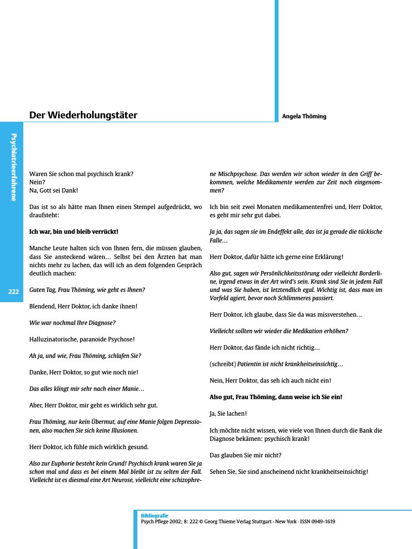 Vorschauseite 1: Der Wiederholungstäter