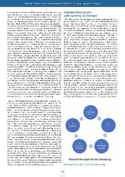 Vorschauseite 4: Lehrcoaching – eine Möglichkeit zur Stärkung berufspraktischer Kompetenzen und gesundheitsförderlicher Selbstentwicklung Lehrender Hintergrund zum Lehrcoaching