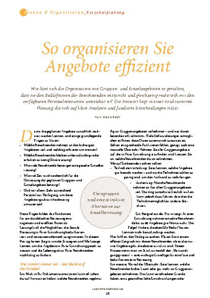 Vorschauseite 1: So organisieren Sie Angebote effizient