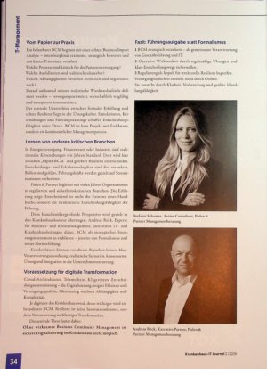 Vorschauseite 2: Business Continuity Management: Vom Notfallordner zur strategischen Führungsaufgabe