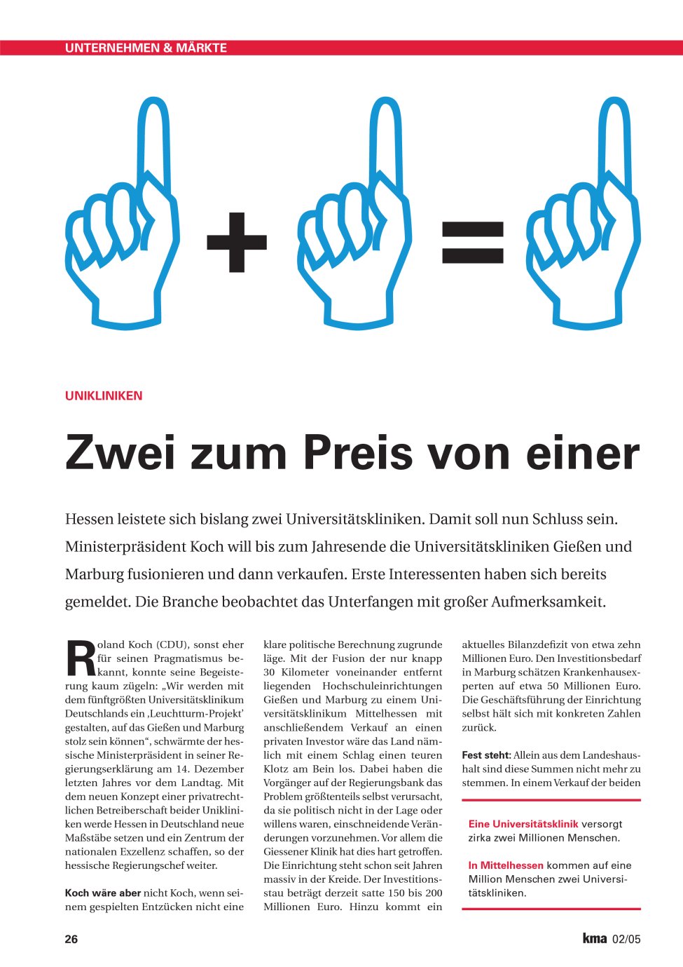Vorschauseite 1: Zwei zum Preis von einer