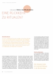 Vorschauseite 3: Eine Rückkehr zu Ritualen?