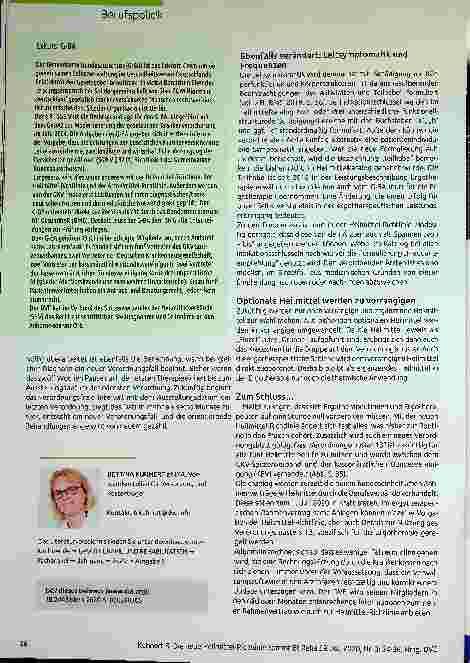 Vorschauseite 3: Die neue Heilmittel-Richtlinie kommt. Das ändert sich zum 1. Oktober 2020.