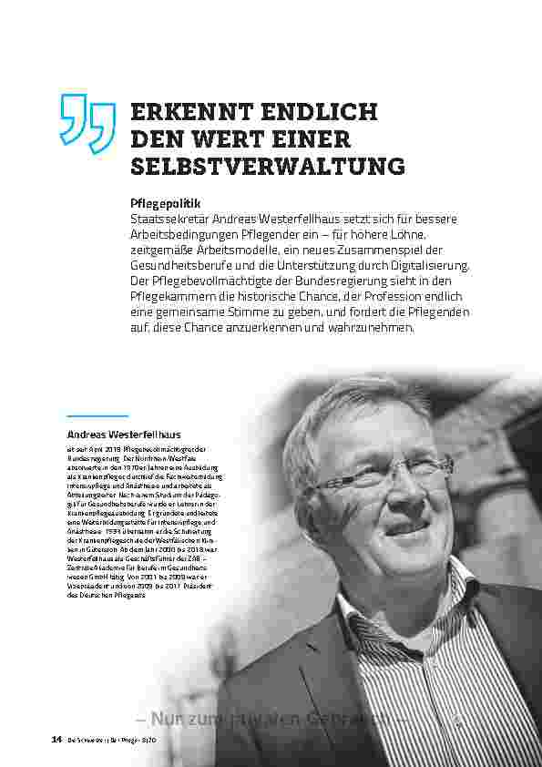 Vorschauseite 1: ERKENNT ENDLICH DEN WERT EINER SELBSTVERWALTUNG