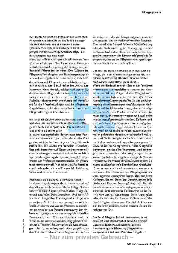 Vorschauseite 2: ERKENNT ENDLICH DEN WERT EINER SELBSTVERWALTUNG