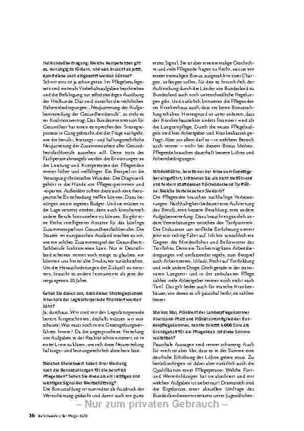 Vorschauseite 3: ERKENNT ENDLICH DEN WERT EINER SELBSTVERWALTUNG