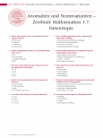 Vorschauseite 3: Anomalien und Normvarianten - Zerebrale Malformation 1.7: Heterotopie
