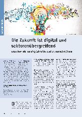 Vorschauseite 1: Die Zukunft ist digital und sektorenübergreifend.