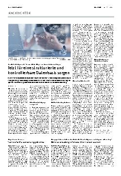Vorschauseite 1: Jetzt für eine strukturierte und kontrollierbare Datenbasis sorgen.
