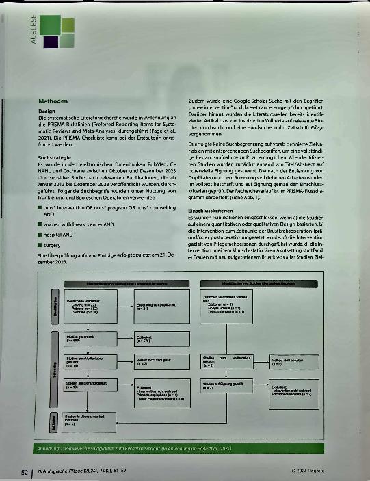 Vorschauseite 2: Pflege in der chirurgischen Brustkrebstherapie