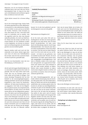 Vorschauseite 2: Lebenslagen – Eva engagiert sich gern für andere. .