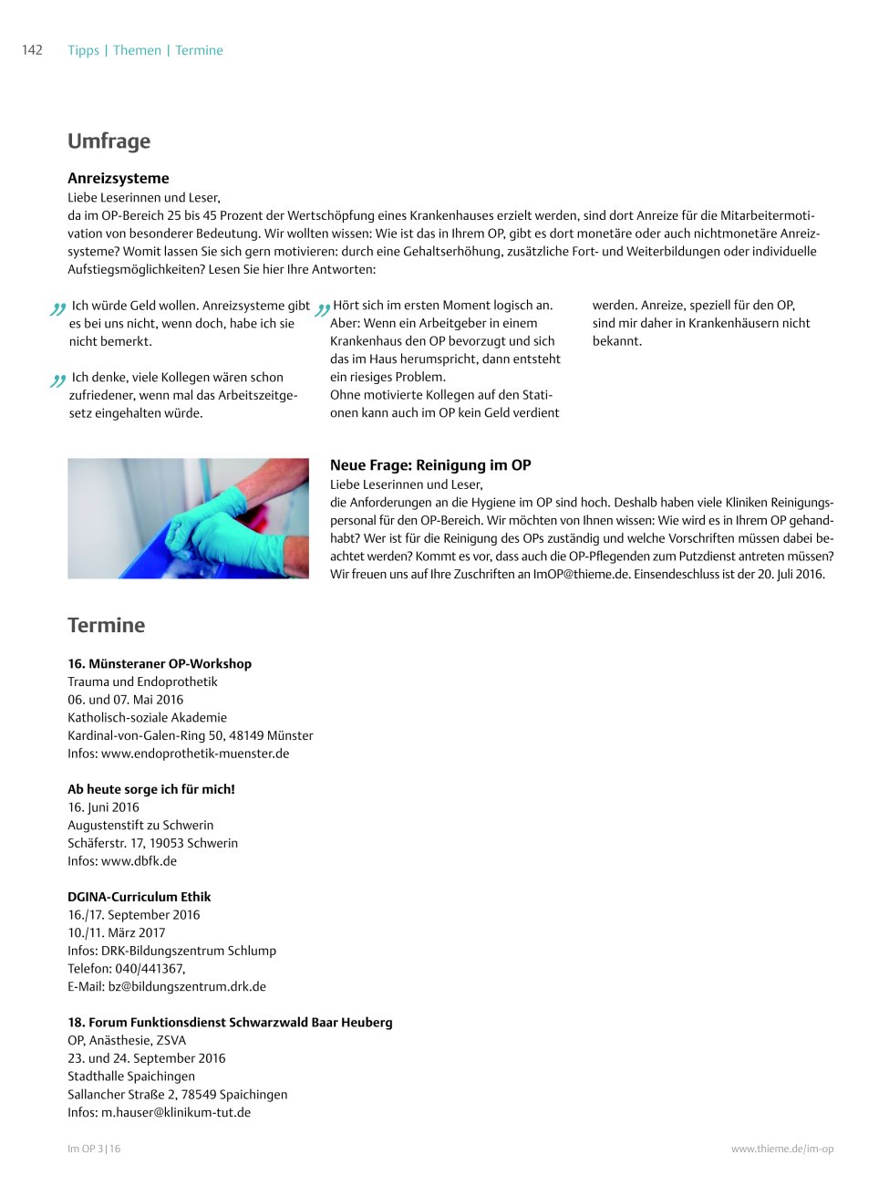 Vorschauseite 1: Tipps · Themen · Termine