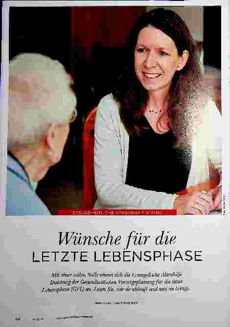 Vorschauseite 1: Wünsche für die LETZTE LEBENSPHASE