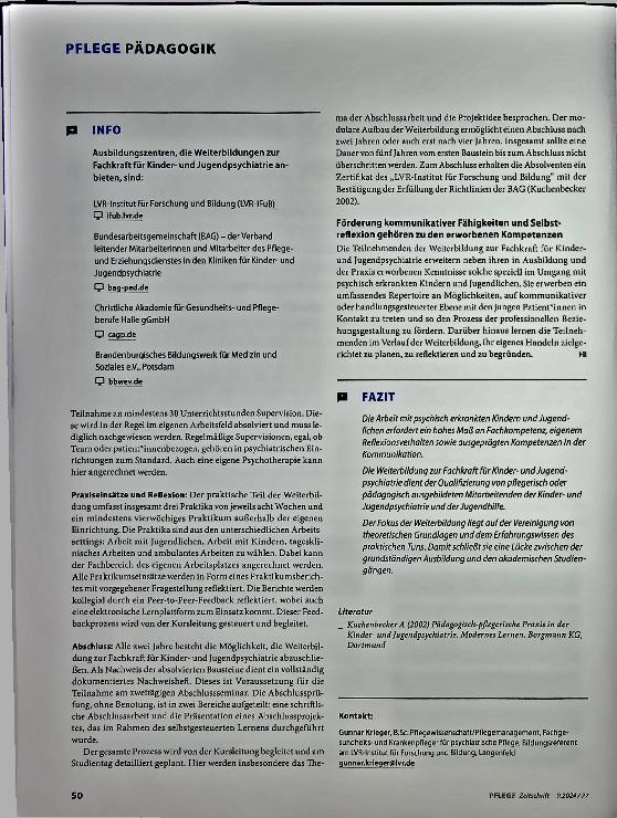 Vorschauseite 3: Psychiatrische Kompetenzen erweitern und vereinen