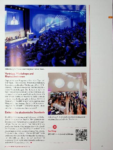 Vorschauseite 2: IFOMPT2024 „Crossing Bridges“ in Basel. Weltkonferenz vom 4. bis 6. Juli in der Schweiz.