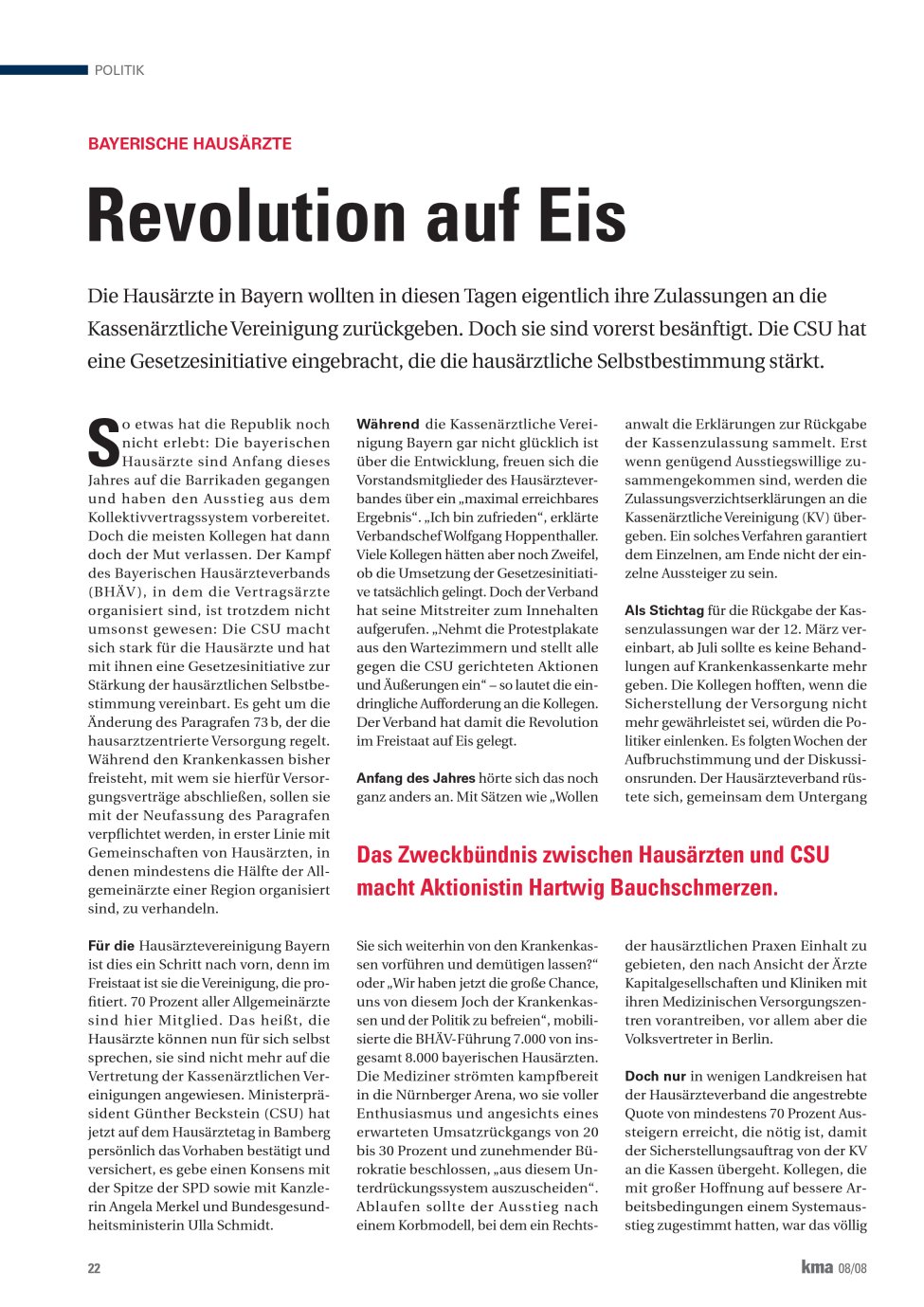 Vorschauseite 1: Revolution auf Eis