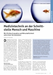 Vorschauseite 1: Medizintechnik an der Schnittstelle Mensch und Maschine