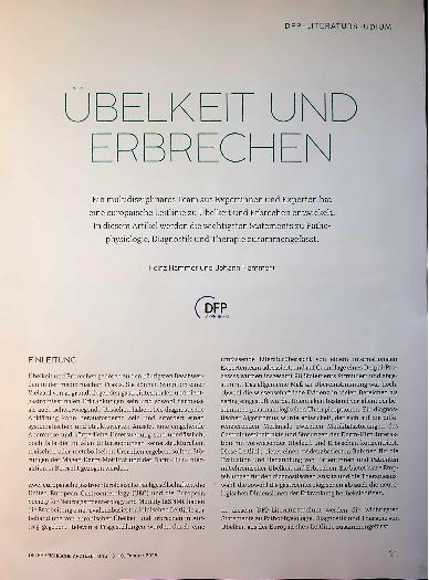Vorschauseite 1: Übelkeit und Erbrechen