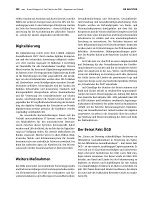 Vorschauseite 2: Der Pakt für den ÖGD – Gegenwart und Zukunft
