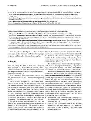 Vorschauseite 3: Der Pakt für den ÖGD – Gegenwart und Zukunft