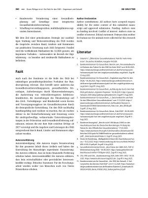 Vorschauseite 4: Der Pakt für den ÖGD – Gegenwart und Zukunft