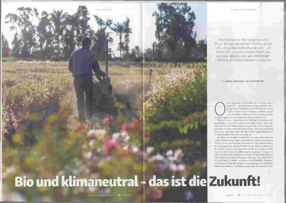 Vorschauseite 1: Bio und klimaneutral - das ist die Zukunft.