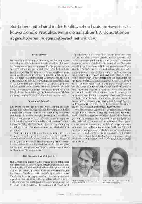 Vorschauseite 3: Bio und klimaneutral - das ist die Zukunft.