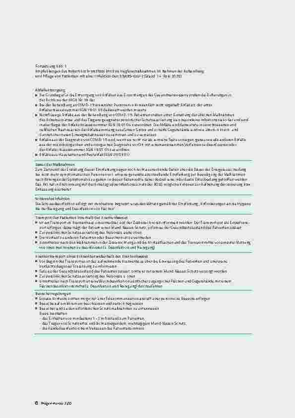 Vorschauseite 4: Die Gefahr von COVID-19 - Infektionsprävention in Zeiten von Corona