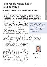 Vorschauseite 1: Eine weiße Weste haben und behalten: Prüfung von Verantwortungsträgern auf Zuverlässigkeit.