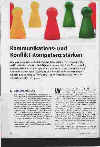 Vorschauseite 1: Kommunikationsund Konflikt-Kompetenz stärken