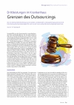 Vorschauseite 1: Drittleistungen im Krankenhaus: Grenzen des Outsourcings
