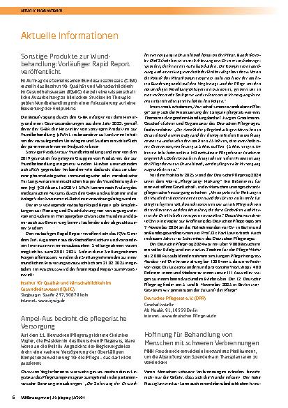 Vorschauseite 1: Aktuelle Informationen