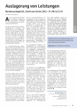 Vorschauseite 1: Auslagerung von Leistungen