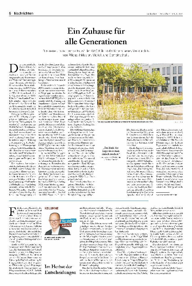 Vorschauseite 1: Ein Zuhause für alle Generationen