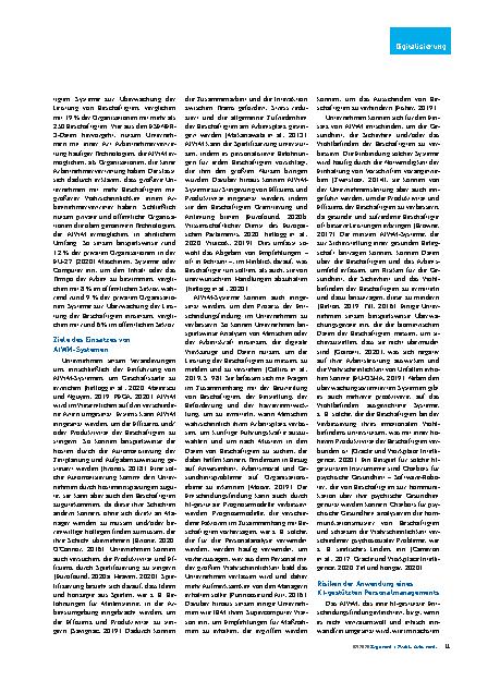 Vorschauseite 4: Künstliche Intelligenz für das Personalmanagement: Ein Überblick