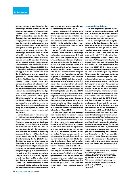 Vorschauseite 5: Künstliche Intelligenz für das Personalmanagement: Ein Überblick