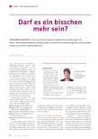 Vorschauseite 1: Darf es ein bisschen mehr sein?