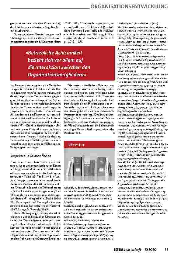 Vorschauseite 2: RESILIENZ: Organisationale Achtsamkeit fördern
