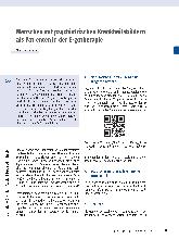 Vorschauseite 1: Menschen mit psychiatrischen Krankheitsbildern als Patienten in der Ergotherapie