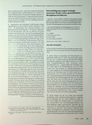 Vorschauseite 6: Rechtsprechungen