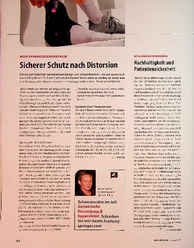 Vorschauseite 1: Sicherer Schutz nach Distorsion