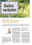 Vorschauseite 1: Umgang mit Vorschriften: Weniger Bürokratie – mehr Verständnis