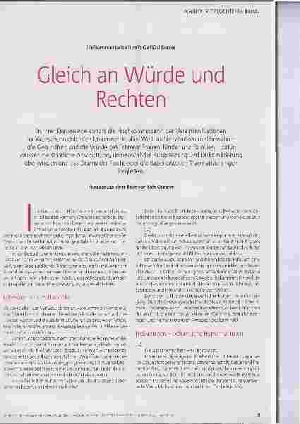Vorschauseite 2: Hebammenarbeit mit Geflüchteten. Gleich an Würde und Rechten.