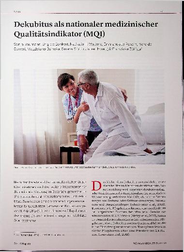 Vorschauseite 1: Dekubitus als nationaler medizinischer Qualitätsindikator (MQI)
