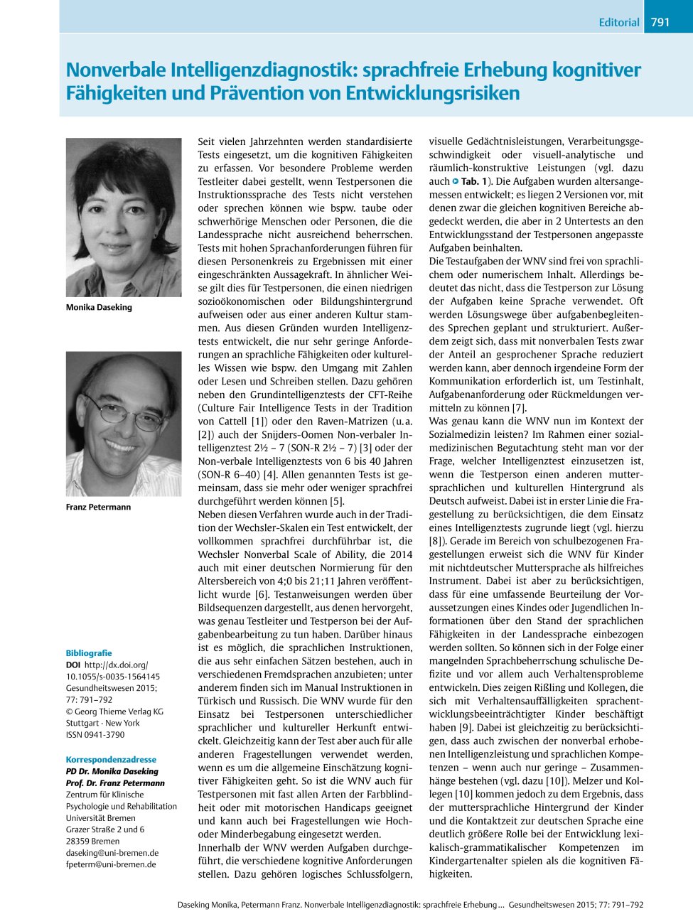 Vorschauseite 1: Nonverbale Intelligenzdiagnostik: sprachfreie Erhebung kognitiver Fähigkeiten und Prävention von Entwicklungsrisiken