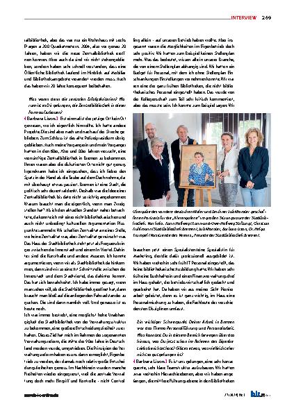 Vorschauseite 3: „Wir brauchen Verbände als verlässliche, kontinuierliche und demokratisch organisierte Interessenvertretungen.“