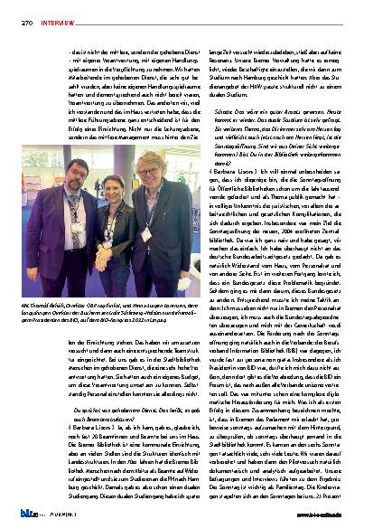 Vorschauseite 4: „Wir brauchen Verbände als verlässliche, kontinuierliche und demokratisch organisierte Interessenvertretungen.“