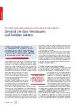Vorschauseite 1: Zentral ist das Vertrauen auf beiden Seiten.